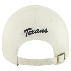 Houston Texans '47 Clubhouse Faber Clean Up Adjustable Hat Cream - 47 brand