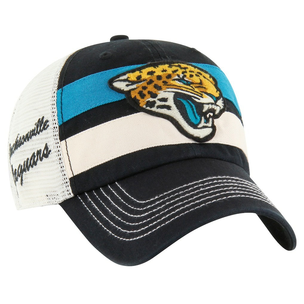 Jacksonville Jaguars '47 Clubhouse Boon Clean-Up Trucker Adjustable Hat Black - 47 brand