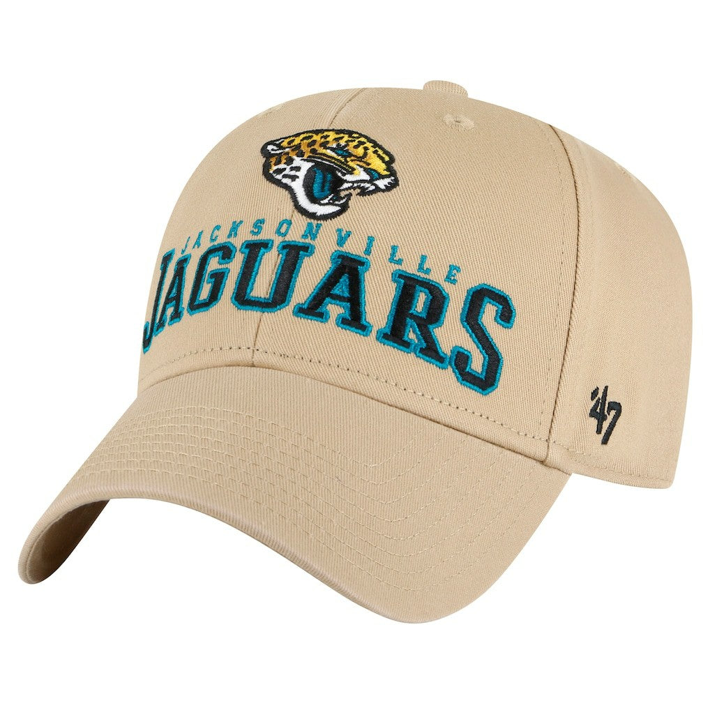 Jacksonville Jaguars '47 Powell MVP Adjustable Hat Khaki - 47 brand