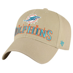 Miami Dolphins '47 Powell MVP Adjustable Hat Khaki - 47 brand