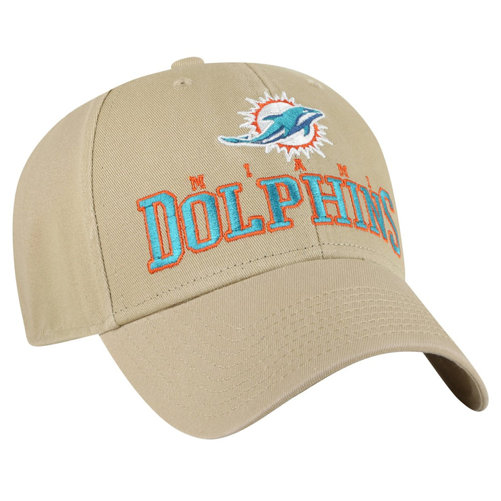 Miami Dolphins '47 Powell MVP Adjustable Hat Khaki - 47 brand