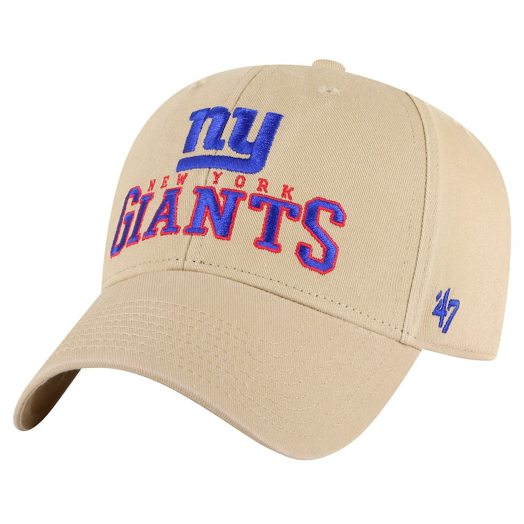New York Giants '47 Powell MVP Adjustable Hat Khaki - 47 brand