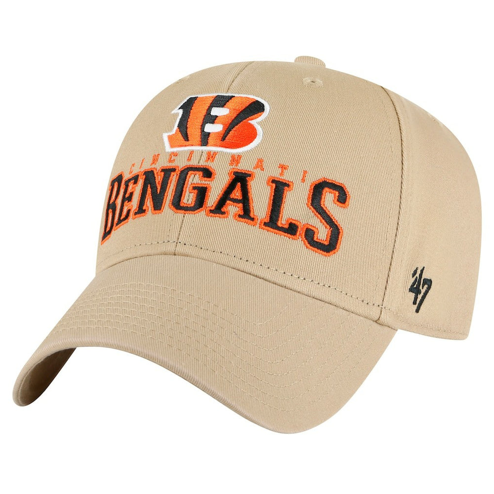 Cincinnati Bengals '47 Powell MVP Adjustable Hat Khaki - 47 brand