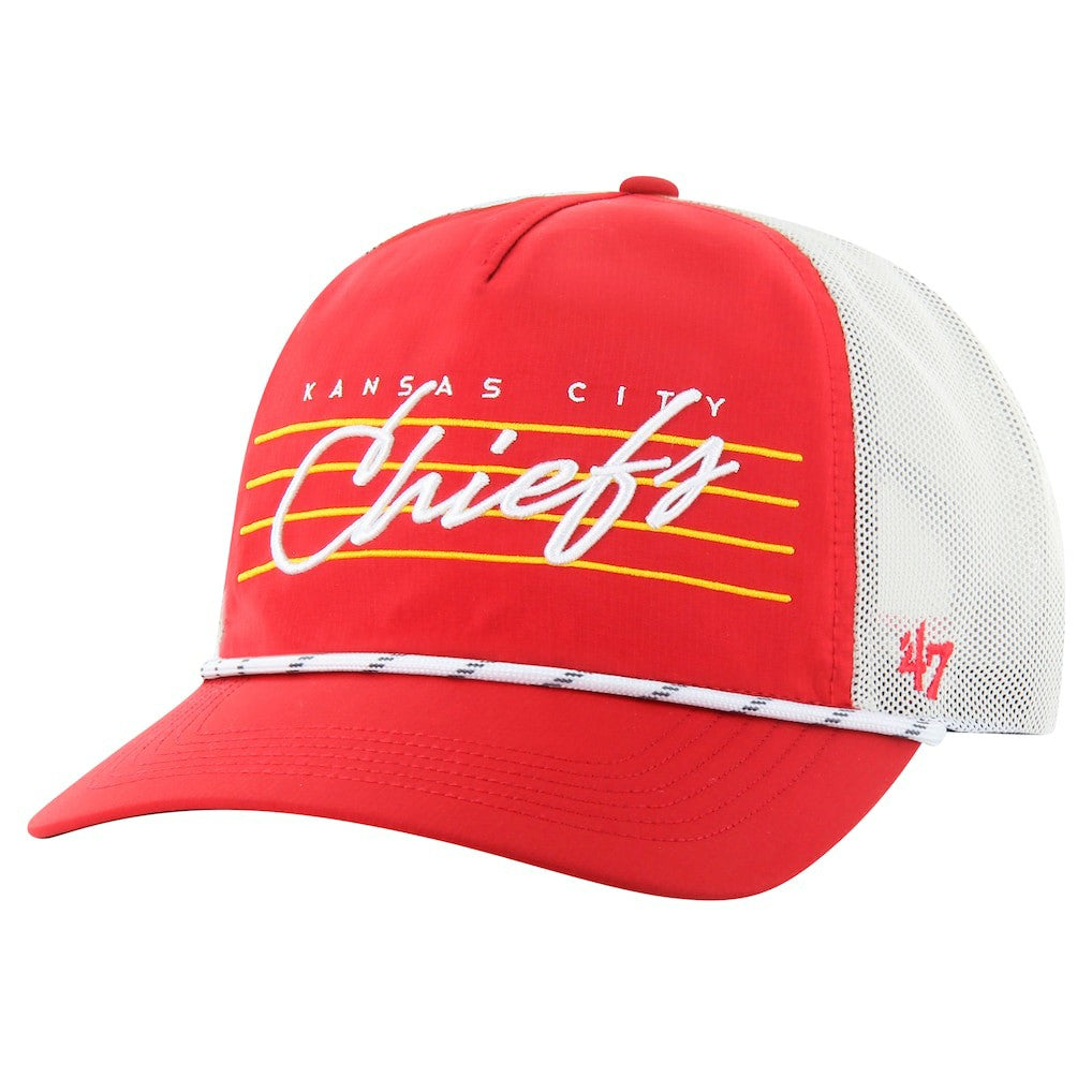 Kansas City Chiefs '47 Downburst Relaxed Hitch Trucker Adjustable Hat Red/White - 47 brand