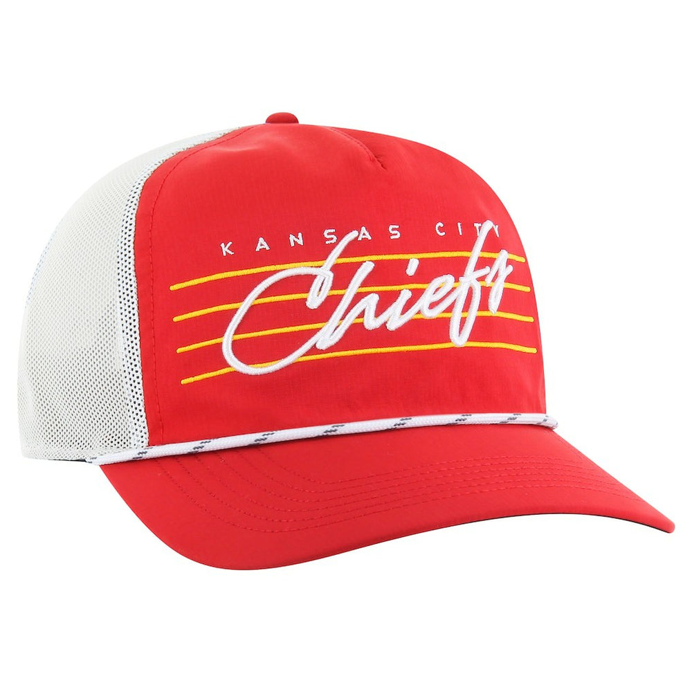 Kansas City Chiefs '47 Downburst Relaxed Hitch Trucker Adjustable Hat Red/White - 47 brand