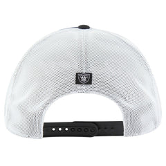 Las Vegas Raiders '47 Downburst Relaxed Hitch Trucker Adjustable Hat Black/White - 47 brand