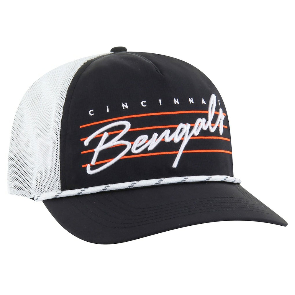 Cincinnati Bengals '47 Downburst Relaxed Hitch Trucker Adjustable Hat Black/White - 47 brand