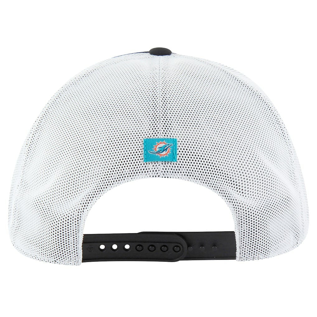 Miami Dolphins '47 Downburst Relaxed Hitch Trucker Adjustable Hat Black/White - 47 brand