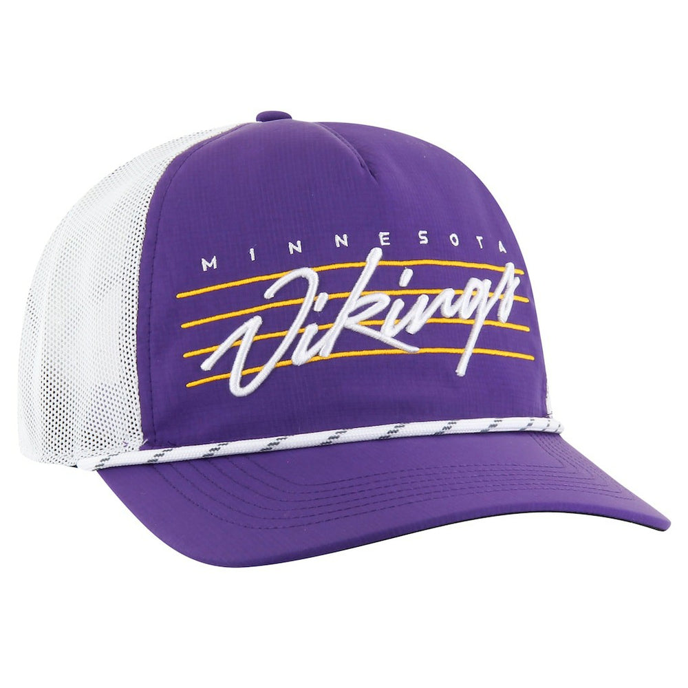 Minnesota Vikings '47 Downburst Relaxed Hitch Trucker Adjustable Hat Purple/White - 47 brand