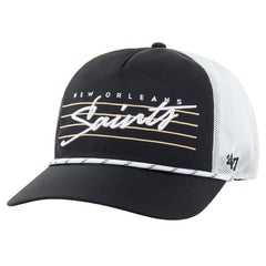 New Orleans Saints '47 Downburst Relaxed Hitch Trucker Adjustable Hat Black/White - 47 brand