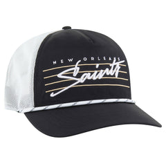 New Orleans Saints '47 Downburst Relaxed Hitch Trucker Adjustable Hat Black/White - 47 brand