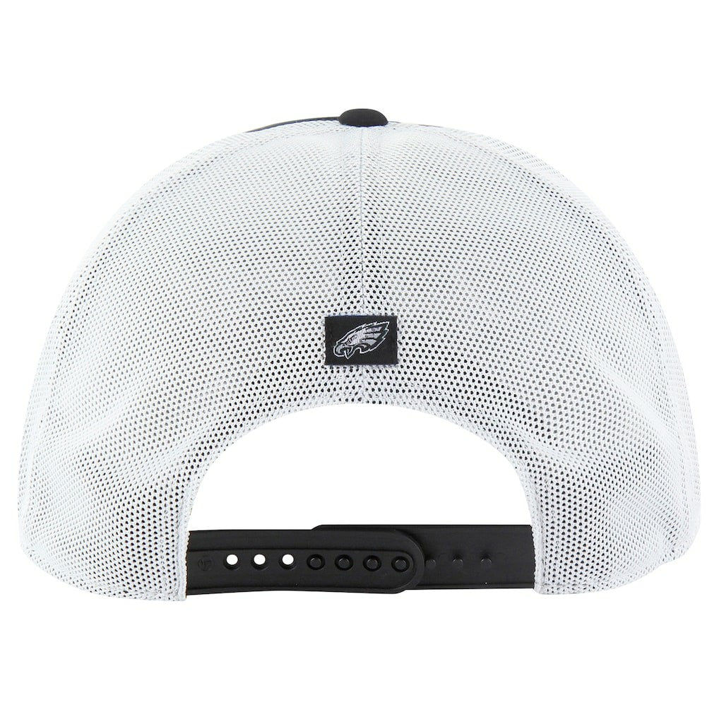 Philadelphia Eagles '47 Downburst Relaxed Hitch Trucker Adjustable Hat Black/White - 47 brand