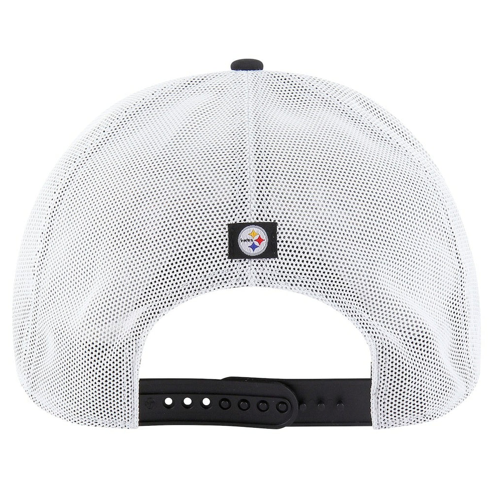 Pittsburgh Steelers '47 Downburst Relaxed Hitch Trucker Adjustable Hat Black/White - 47 brand