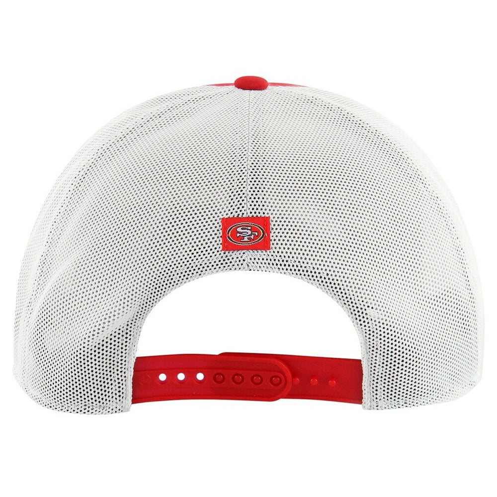 San Francisco 49ers '47 Downburst Relaxed Hitch Trucker Adjustable Hat Scarlet/White - 47 brand