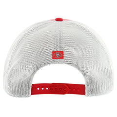 San Francisco 49ers '47 Downburst Relaxed Hitch Trucker Adjustable Hat Scarlet/White - 47 brand