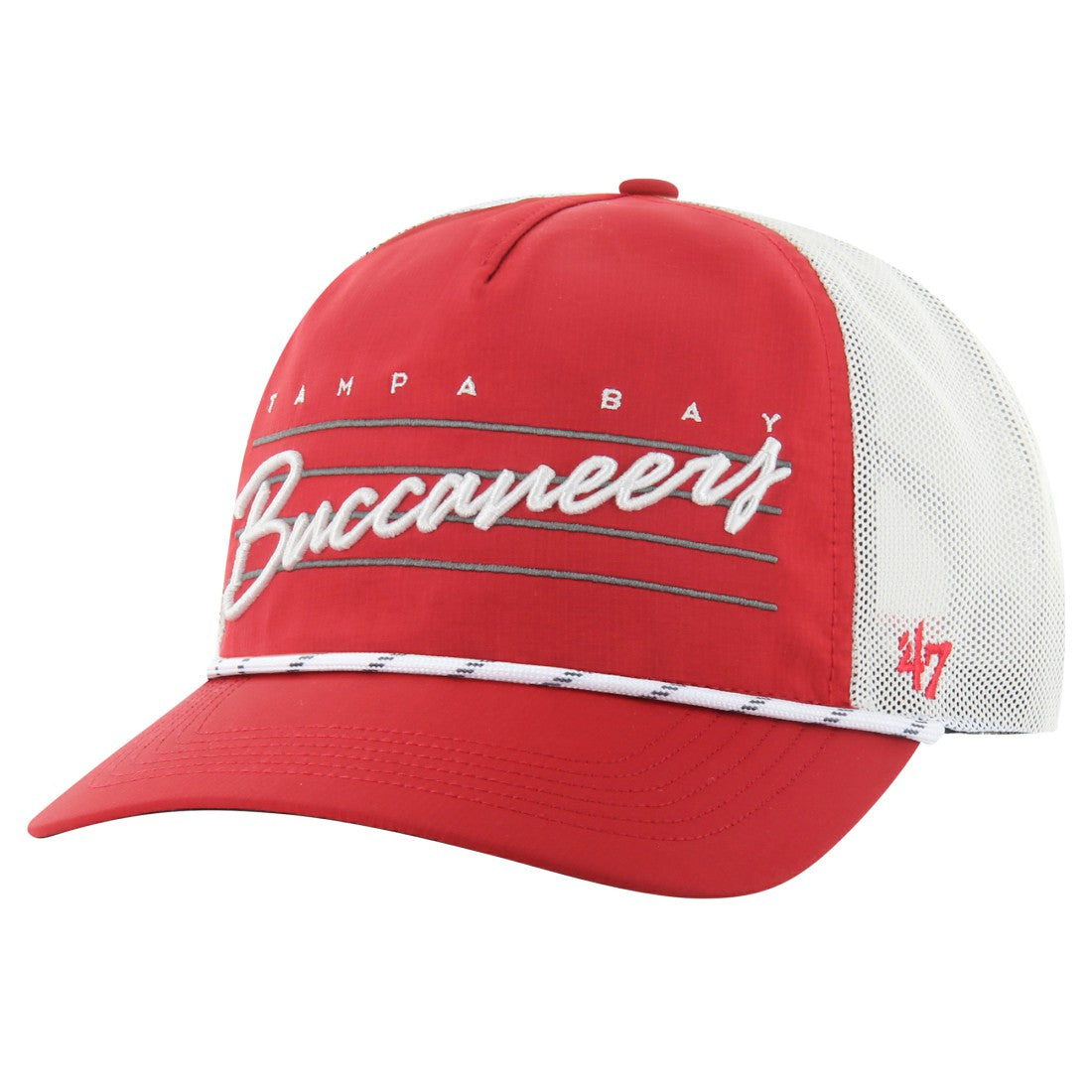 Tampa Bay Buccaneers '47 Downburst Relaxed Hitch Trucker Adjustable Hat Red/White - 47 brand