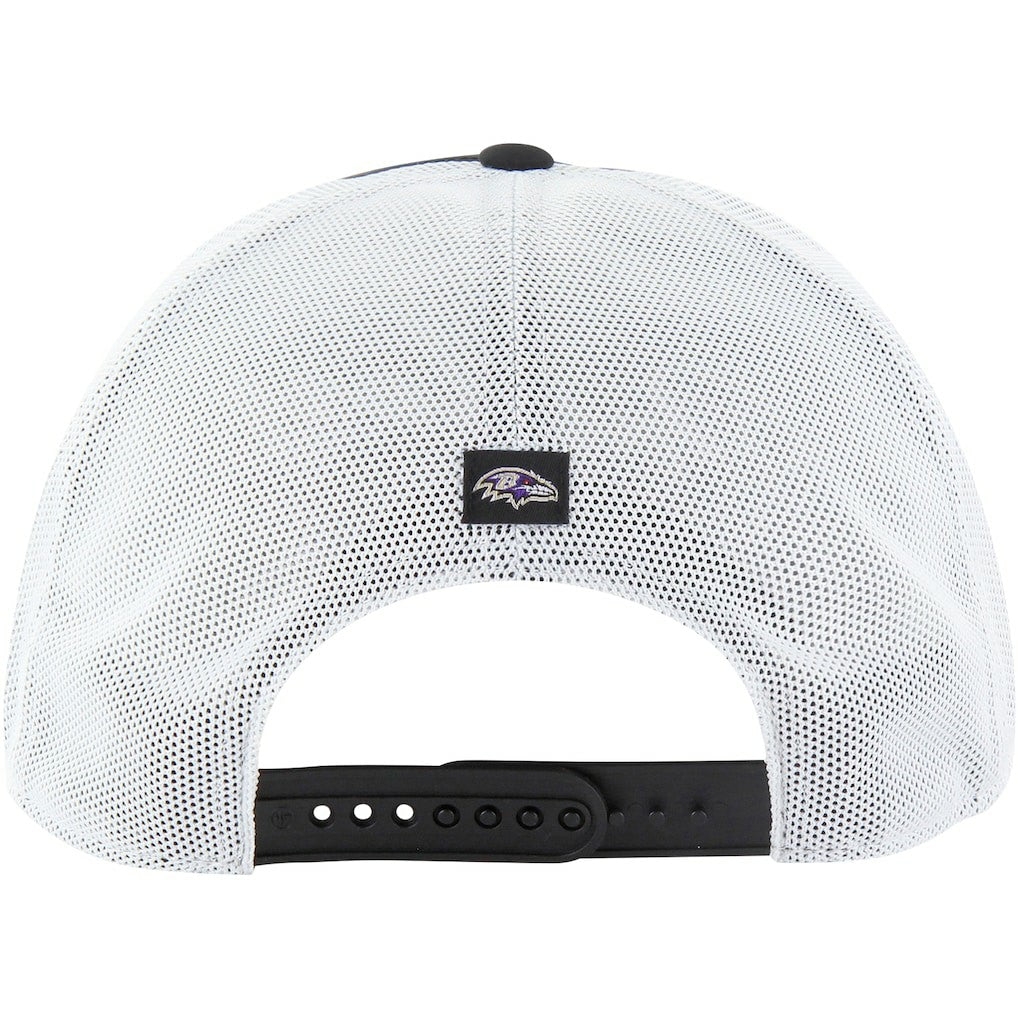 Baltimore Ravens '47 Downburst Relaxed Hitch Trucker Adjustable Hat Black/White - 47 brand