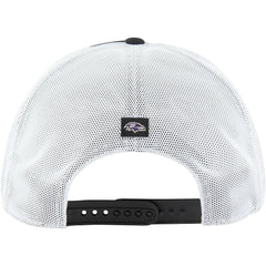Baltimore Ravens '47 Downburst Relaxed Hitch Trucker Adjustable Hat Black/White - 47 brand