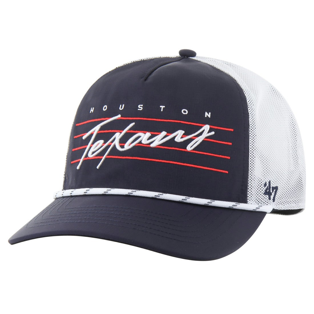 Houston Texans '47 Downburst Relaxed Hitch Trucker Adjustable Hat Navy/White - 47 brand