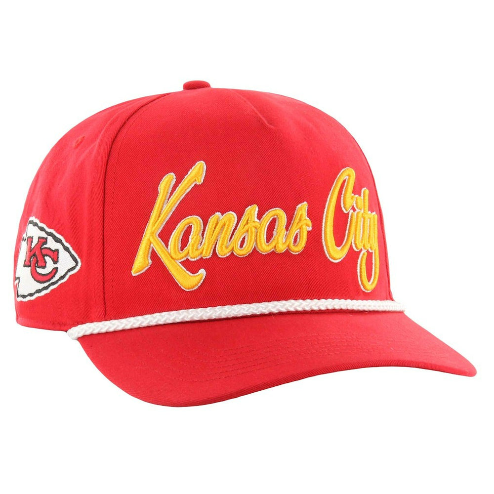 Kansas City Chiefs '47 Overhand Hitch Adjustable Hat Red - 47 brand