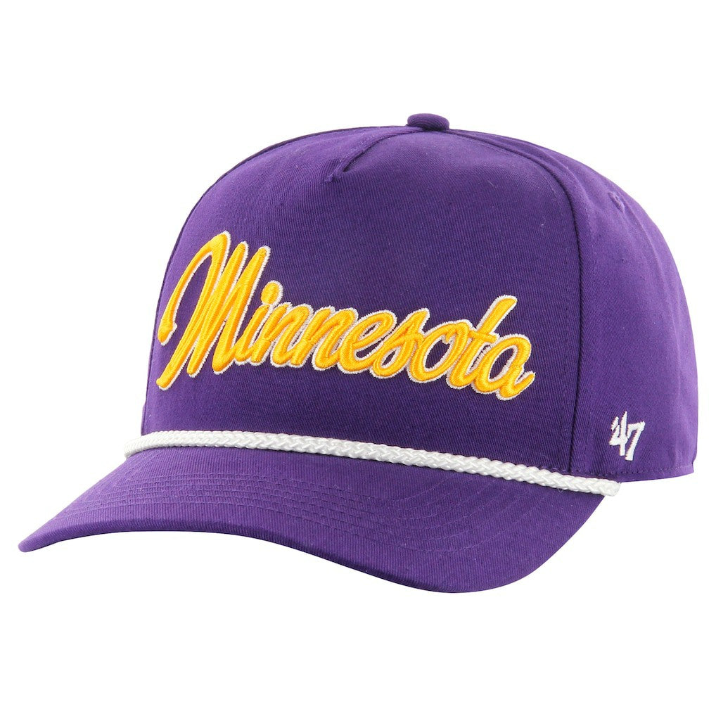 Minnesota Vikings '47 Overhand Hitch Adjustable Hat Purple - 47 brand