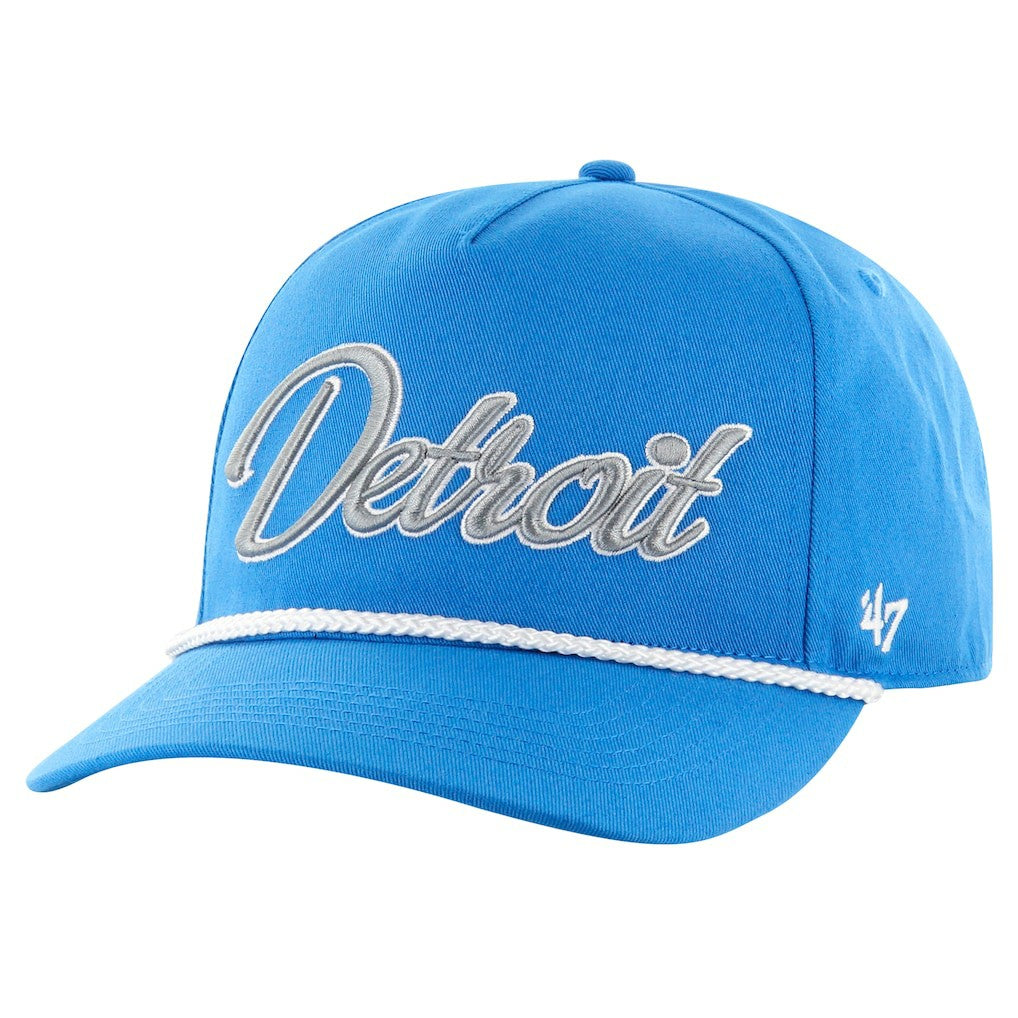 Detroit Lions '47 Overhand Hitch Adjustable Hat Blue - 47 brand