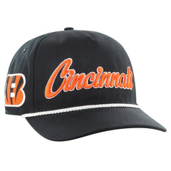Cincinnati Bengals '47 Overhand Hitch Adjustable Hat Black - 47 brand