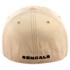 Cincinnati Bengals '47 Dusted Relaxed Franchise Fitted Hat Khaki - 47 brand