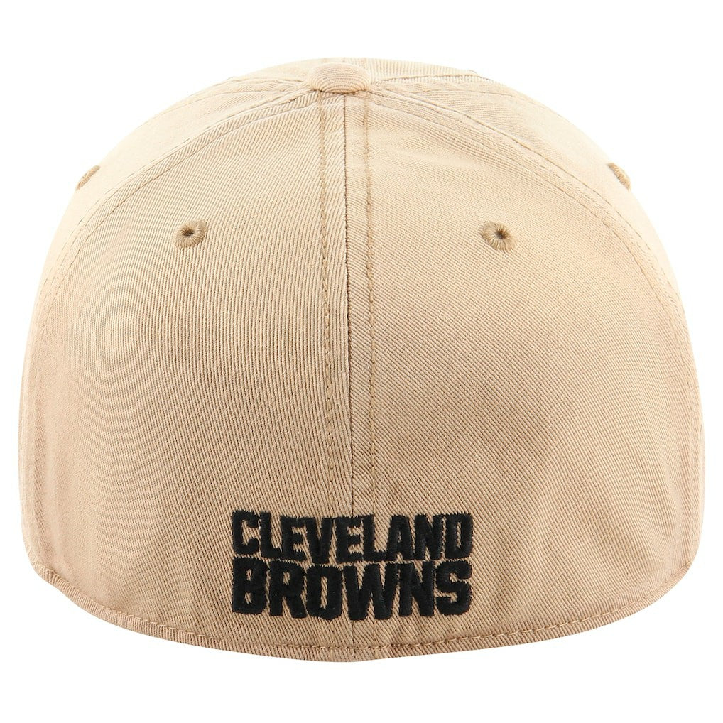 Cleveland Browns '47 Dusted Relaxed Franchise Fitted Hat Khaki - 47 brand