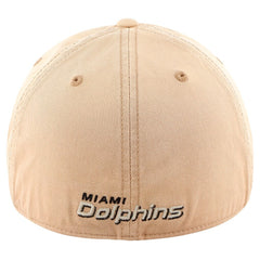 Miami Dolphins '47 Dusted Relaxed Franchise Fitted Hat Khaki - 47 brand