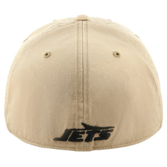 New York Jets '47 Dusted Relaxed Franchise Fitted Hat Khaki - 47 brand