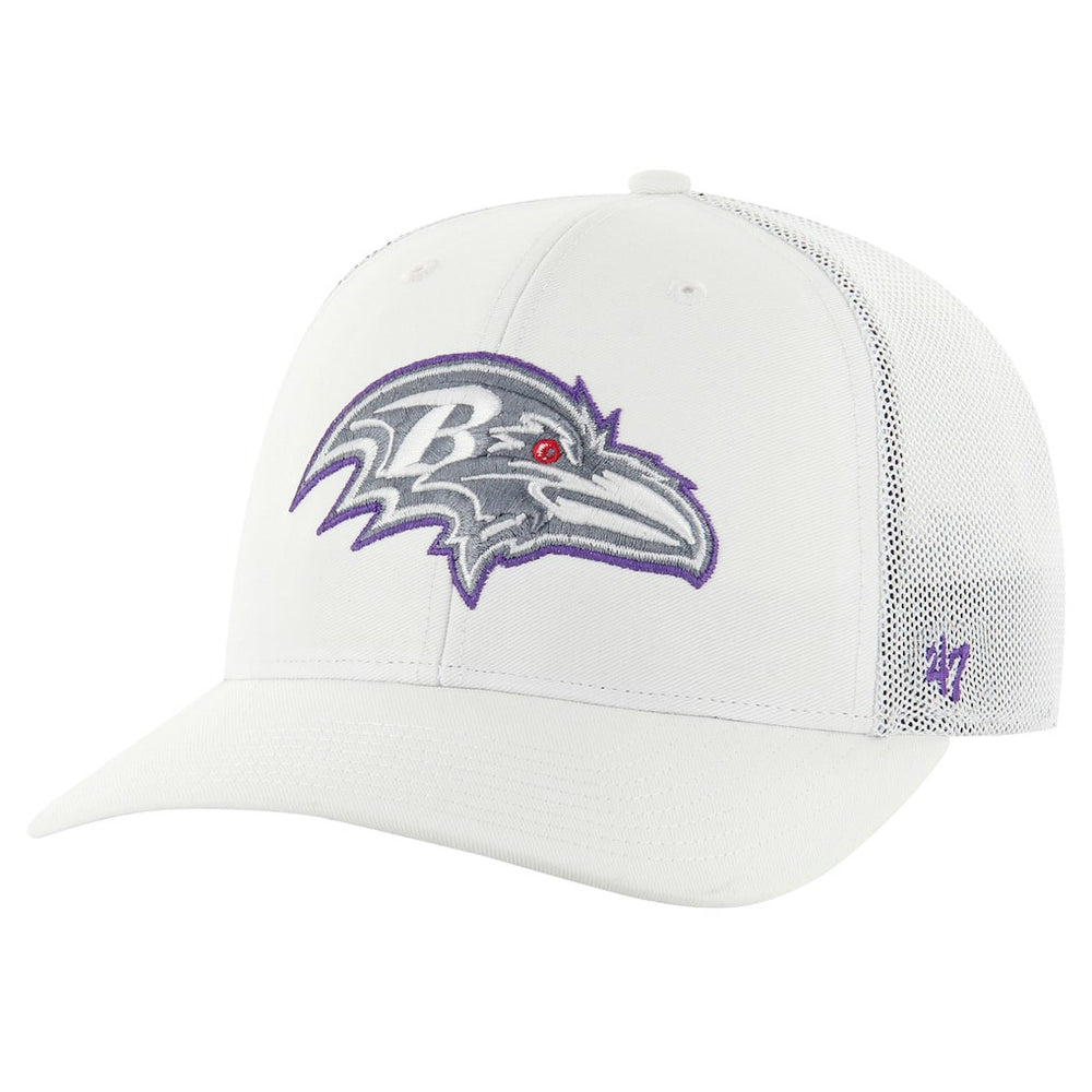 Baltimore Ravens '47 Snowball Trophy Stretch Fit Hat White - 47 brand