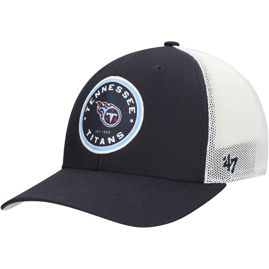 Tennessee Titans '47 Disclose Trophy Flex Hat Navy - 47 brand
