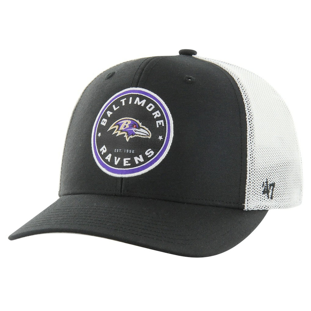 Baltimore Ravens '47 Disclose Trophy Stretch Fit Hat Black - 47 brand