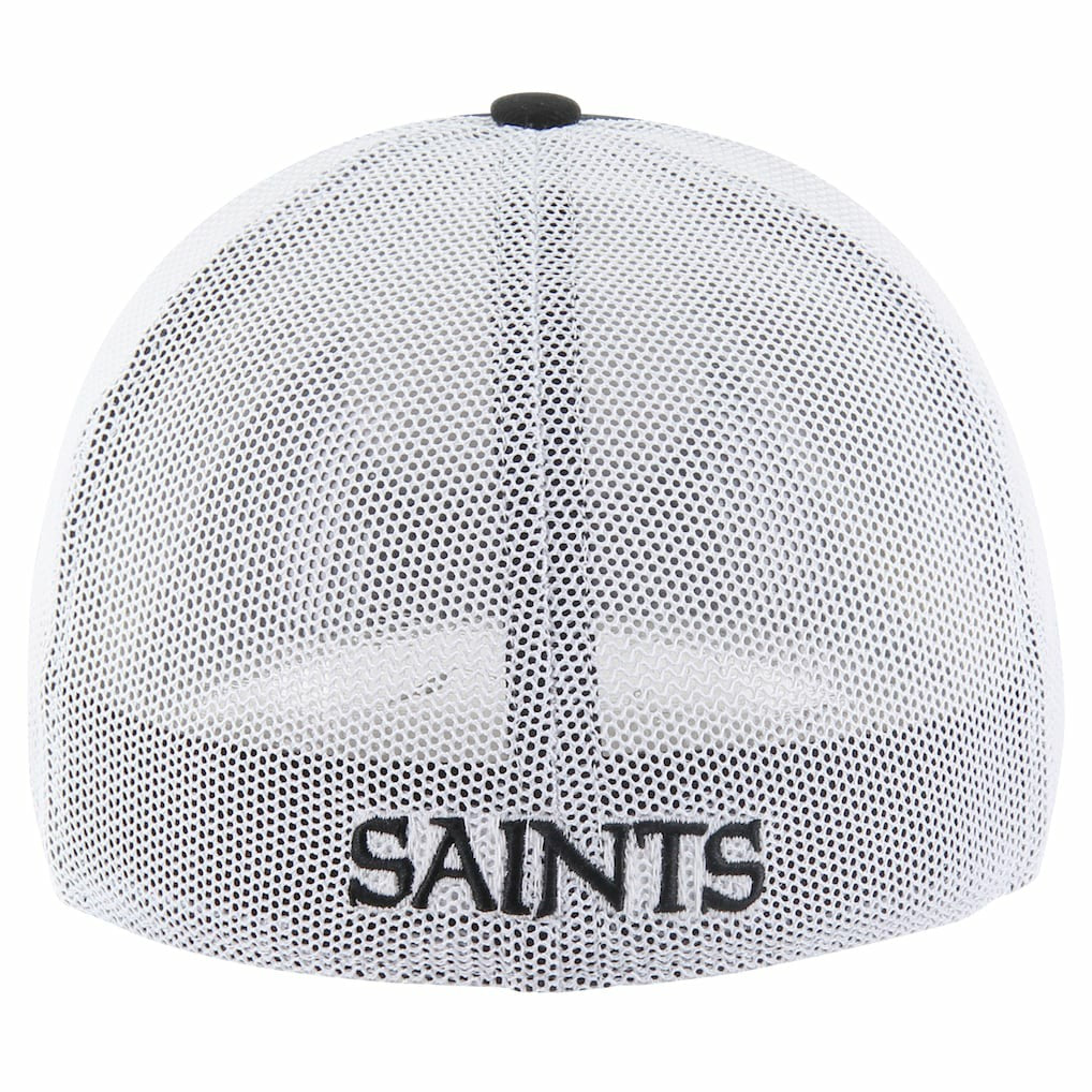 New Orleans Saints '47 Disclose Trophy Stretch Fit Hat Black - 47 brand