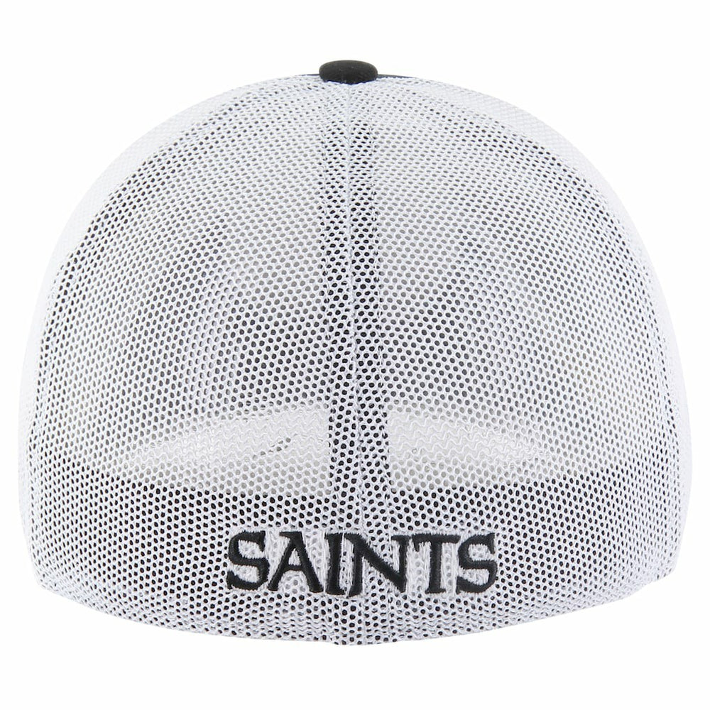 New Orleans Saints '47 Disclose Trophy Stretch Fit Hat Black - 47 brand