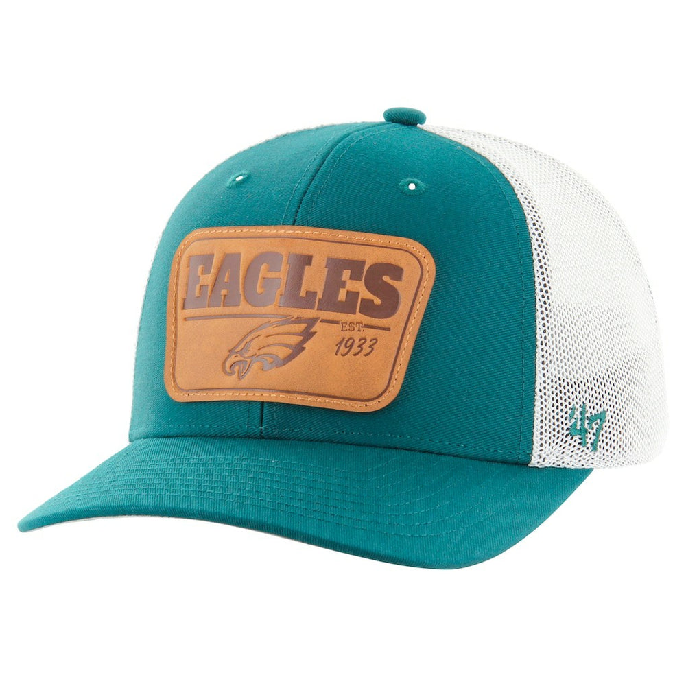 Philadelphia Eagles '47 Thrash Trophy Flex Hat Midnight Green/White - 47 brand