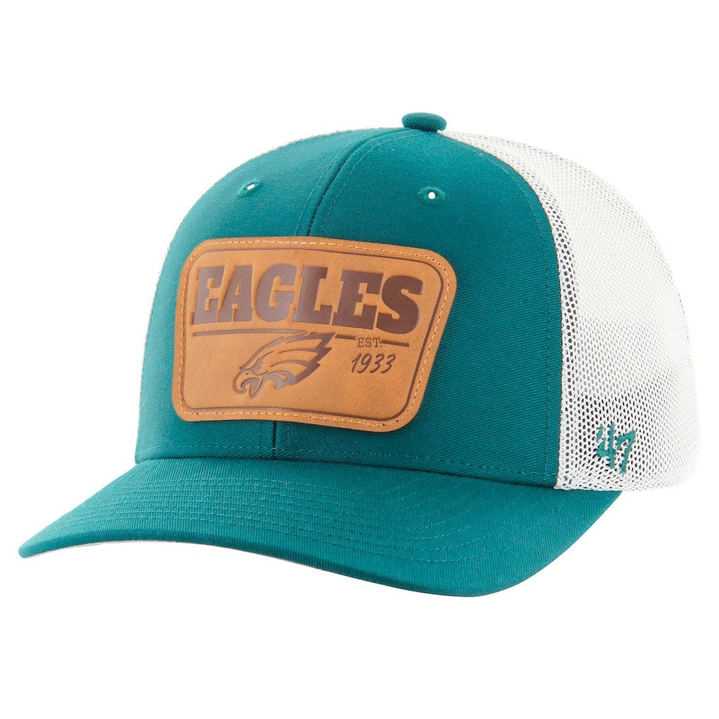 Philadelphia Eagles '47 Thrash Trophy Flex Hat Midnight Green/White - 47 brand