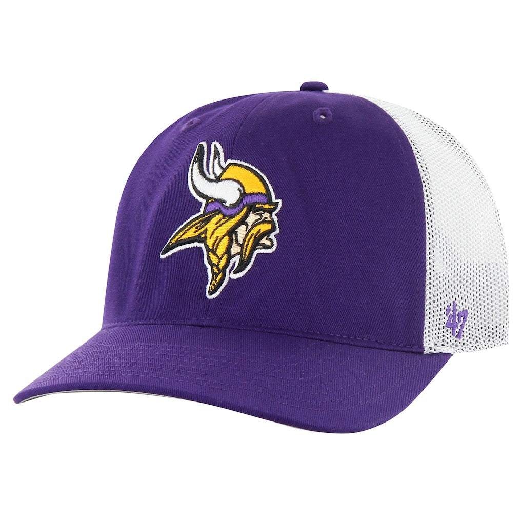 Minnesota Vikings '47 Team Unstructured Trucker Adjustable Hat Purple/White - 47 brand