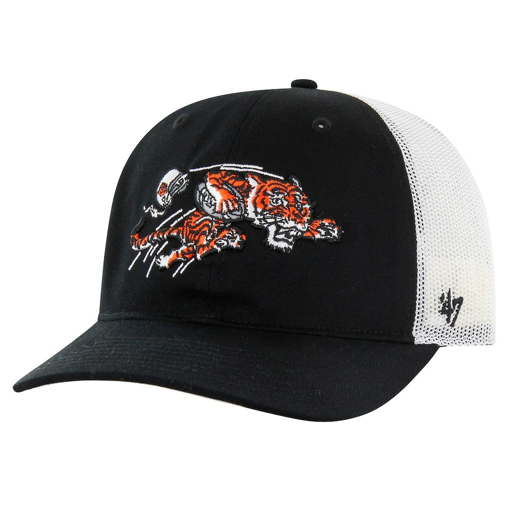 Cincinnati Bengals '47 Team Unstructured Trucker Adjustable Hat Black/White - 47 brand