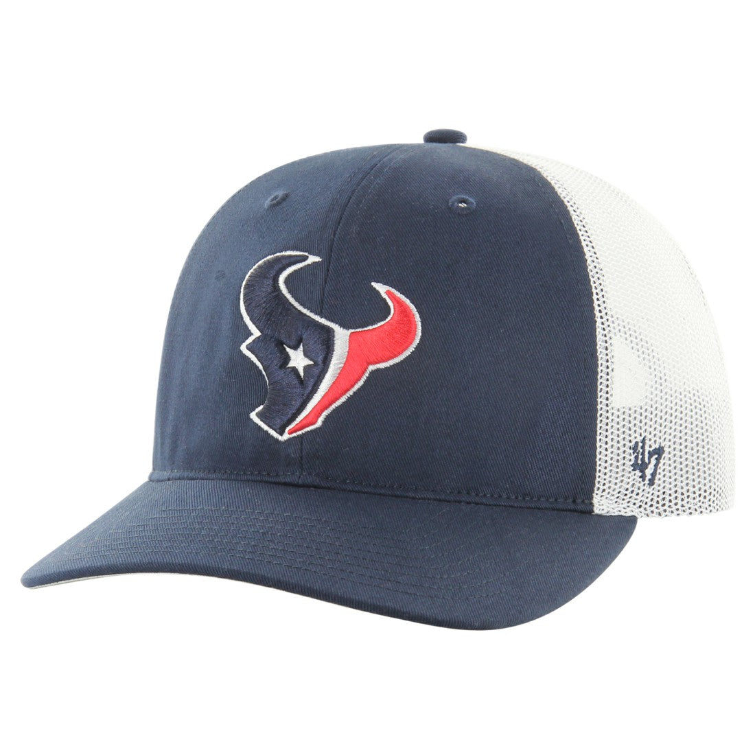 Houston Texans '47 Team Unstructured Trucker Adjustable Hat Navy/White - 47 brand