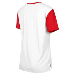 Atlanta Falcons New Era Women's 3rd Down T-Shirt White/Red - NFL