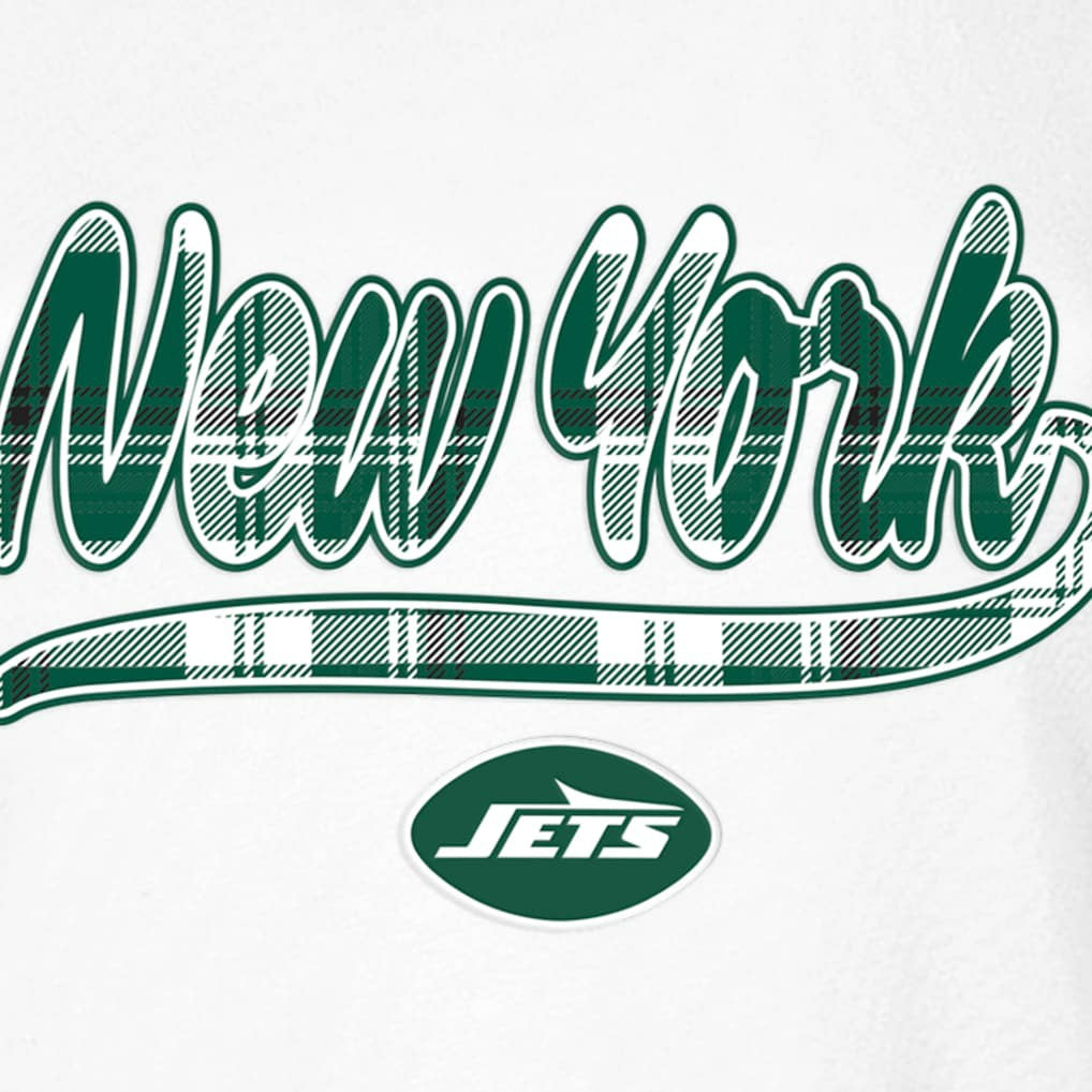 New York Jets New Era Women's 3rd Down T-Shirt White/Green - NFL