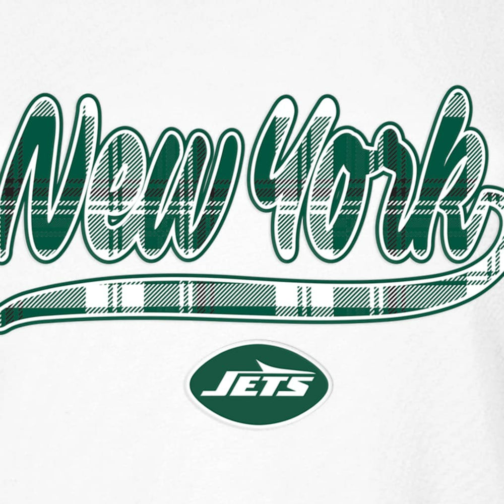 New York Jets New Era Women's 3rd Down T-Shirt White/Green - NFL