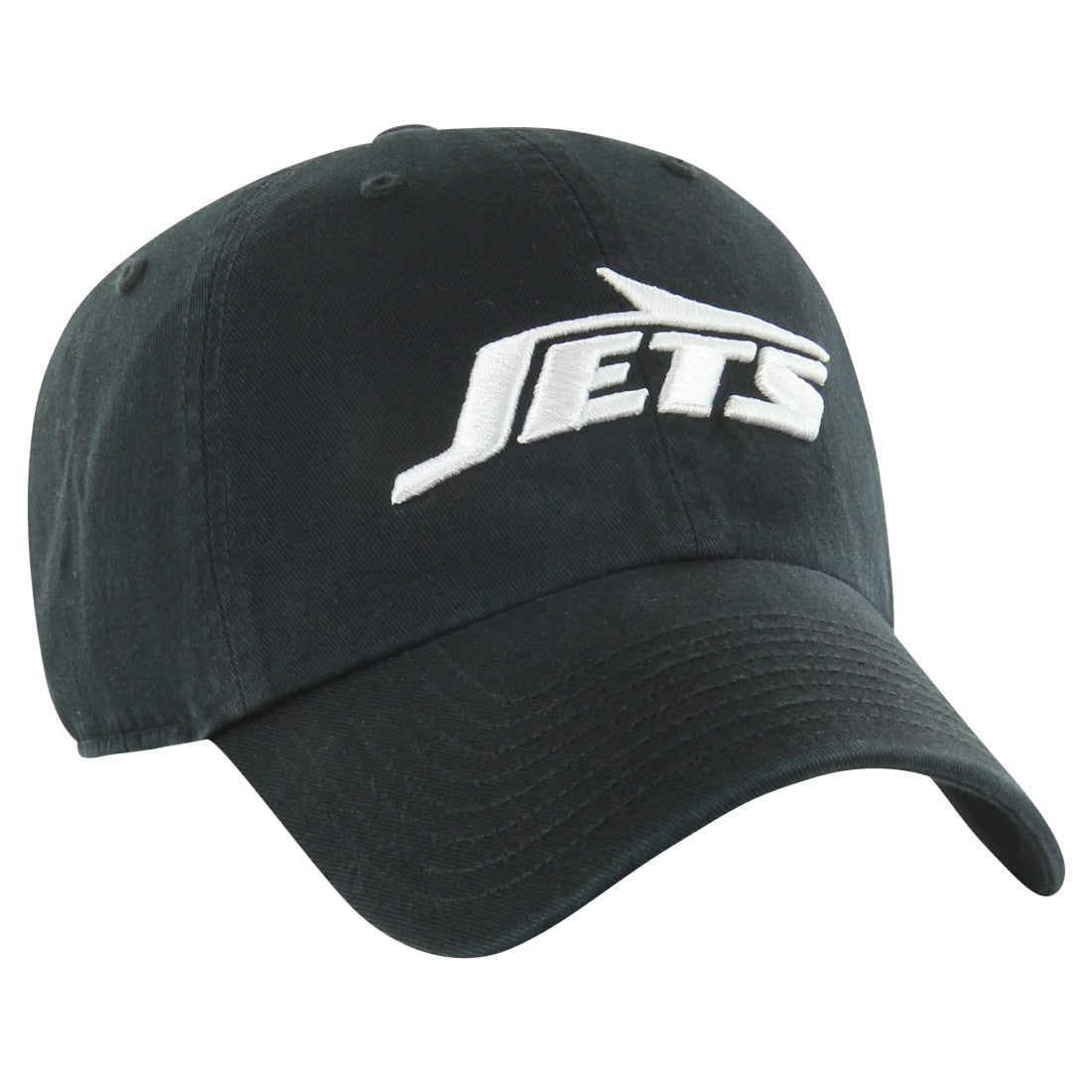 New York Jets '47 Clean Up Tonal Adjustable Hat Black - 47 brand