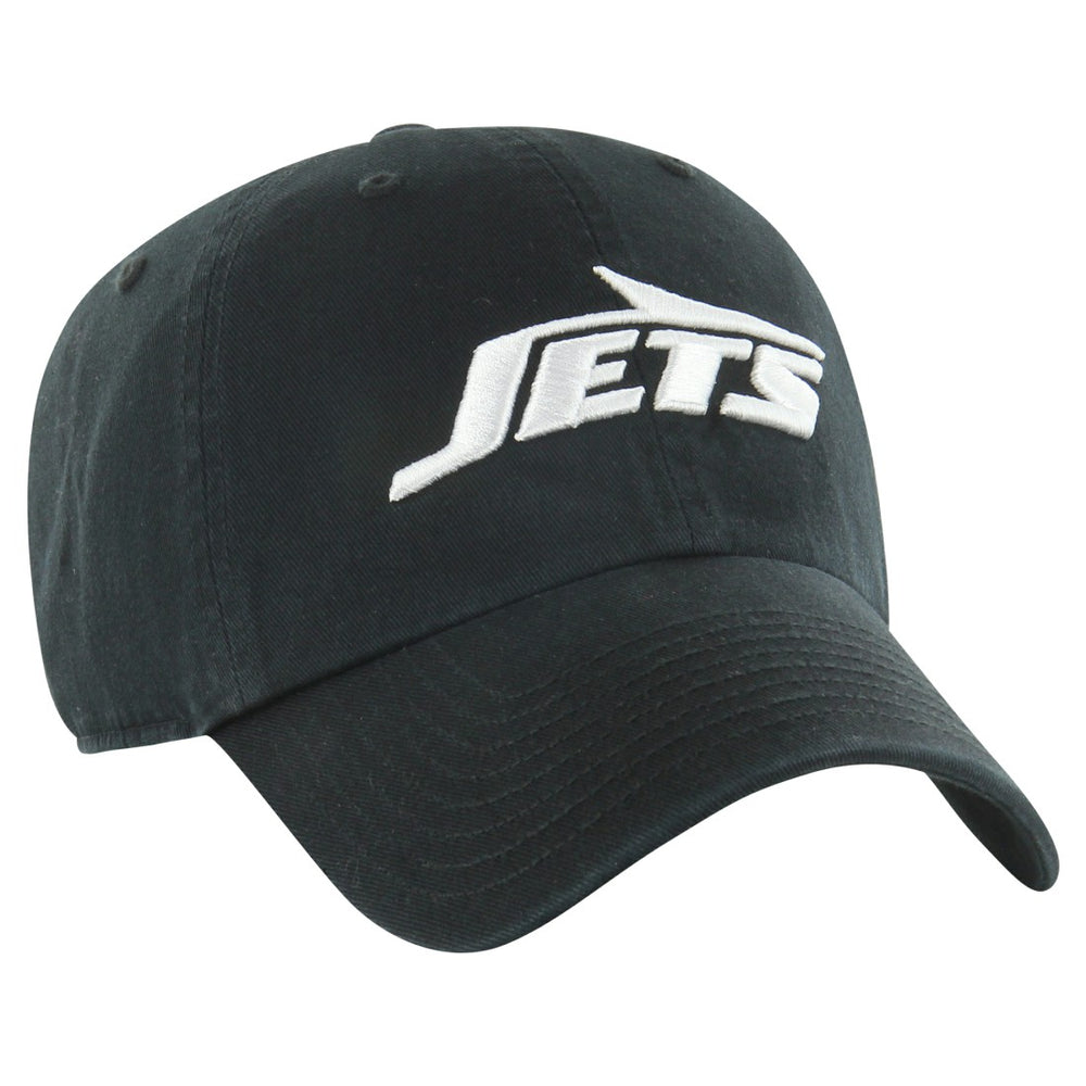 New York Jets '47 Clean Up Tonal Adjustable Hat Black - 47 brand