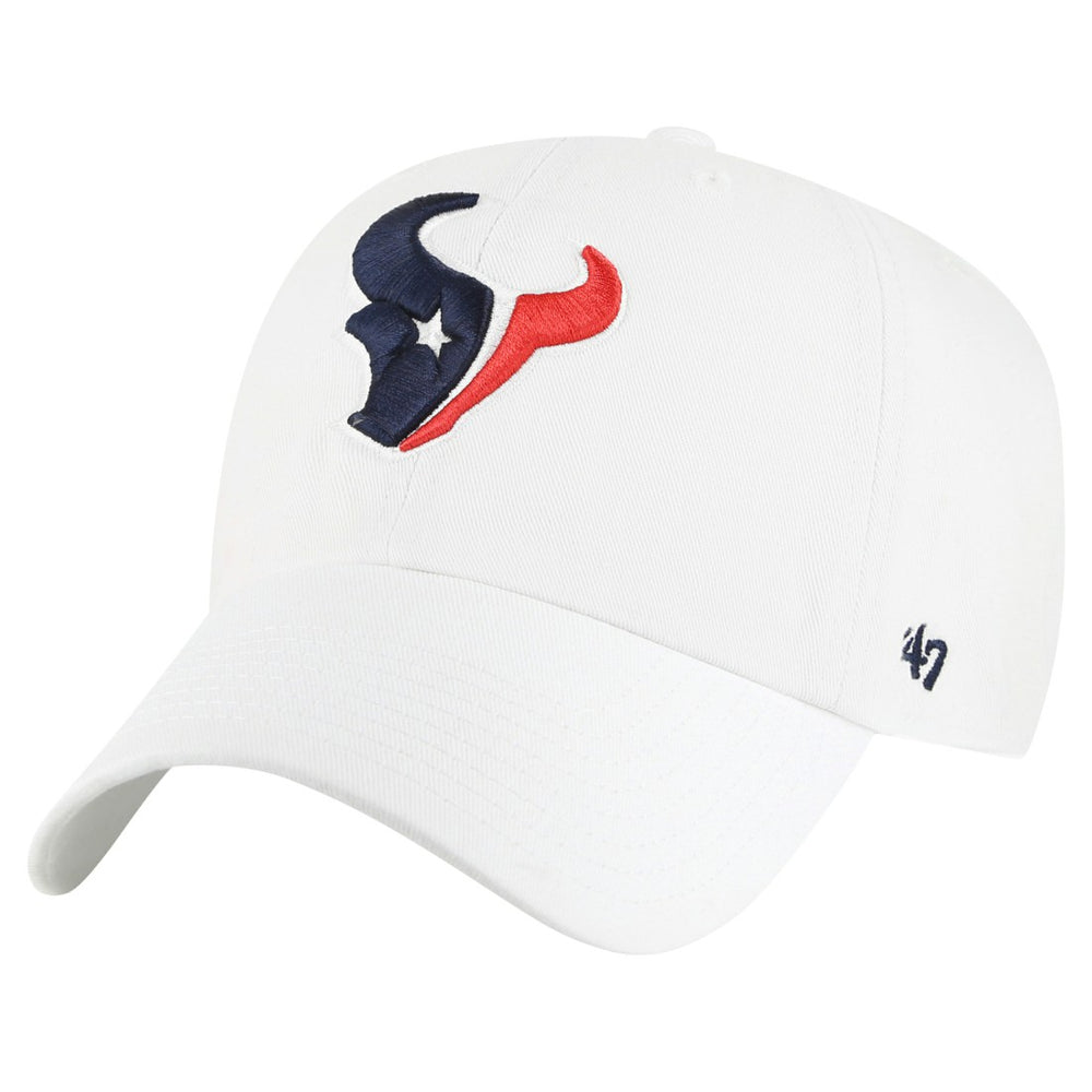 Houston Texans '47 Clean Up Adjustable Hat White - 47 brand