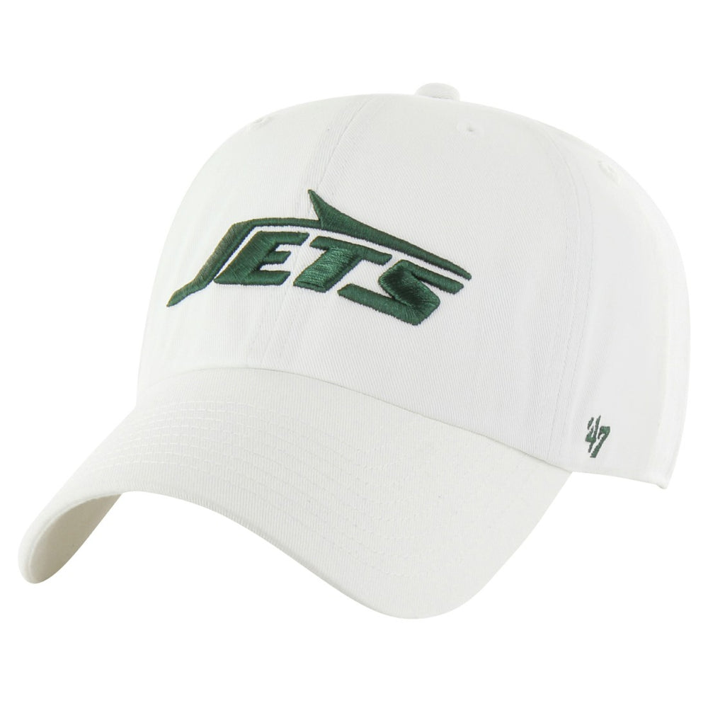 New York Jets '47 Clean Up Adjustable Hat White - 47 brand