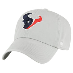 Houston Texans '47 Team Clean Up Adjustable Hat Gray - 47 brand