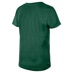 New York Jets New Era Girls Youth Flip Sequin V-Neck T-Shirt Green - NFL